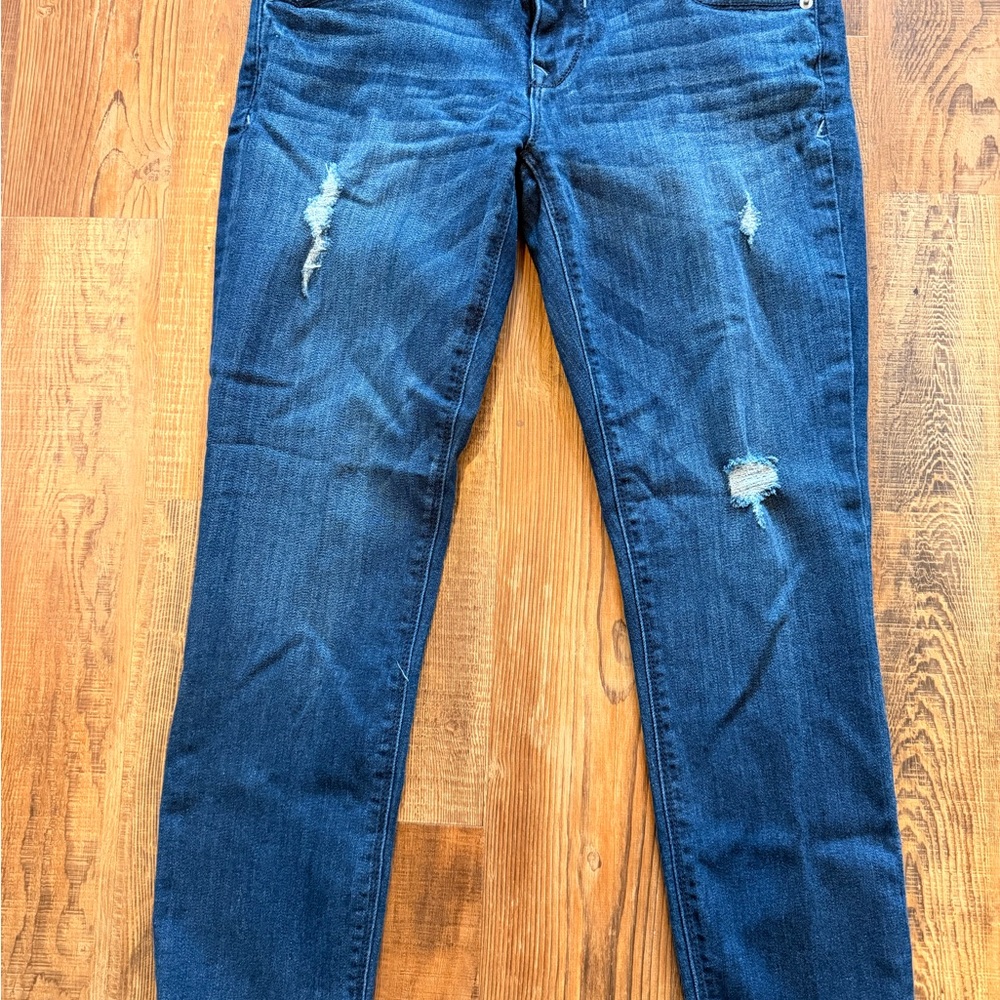 Express Dark Blue Skinny Jeans